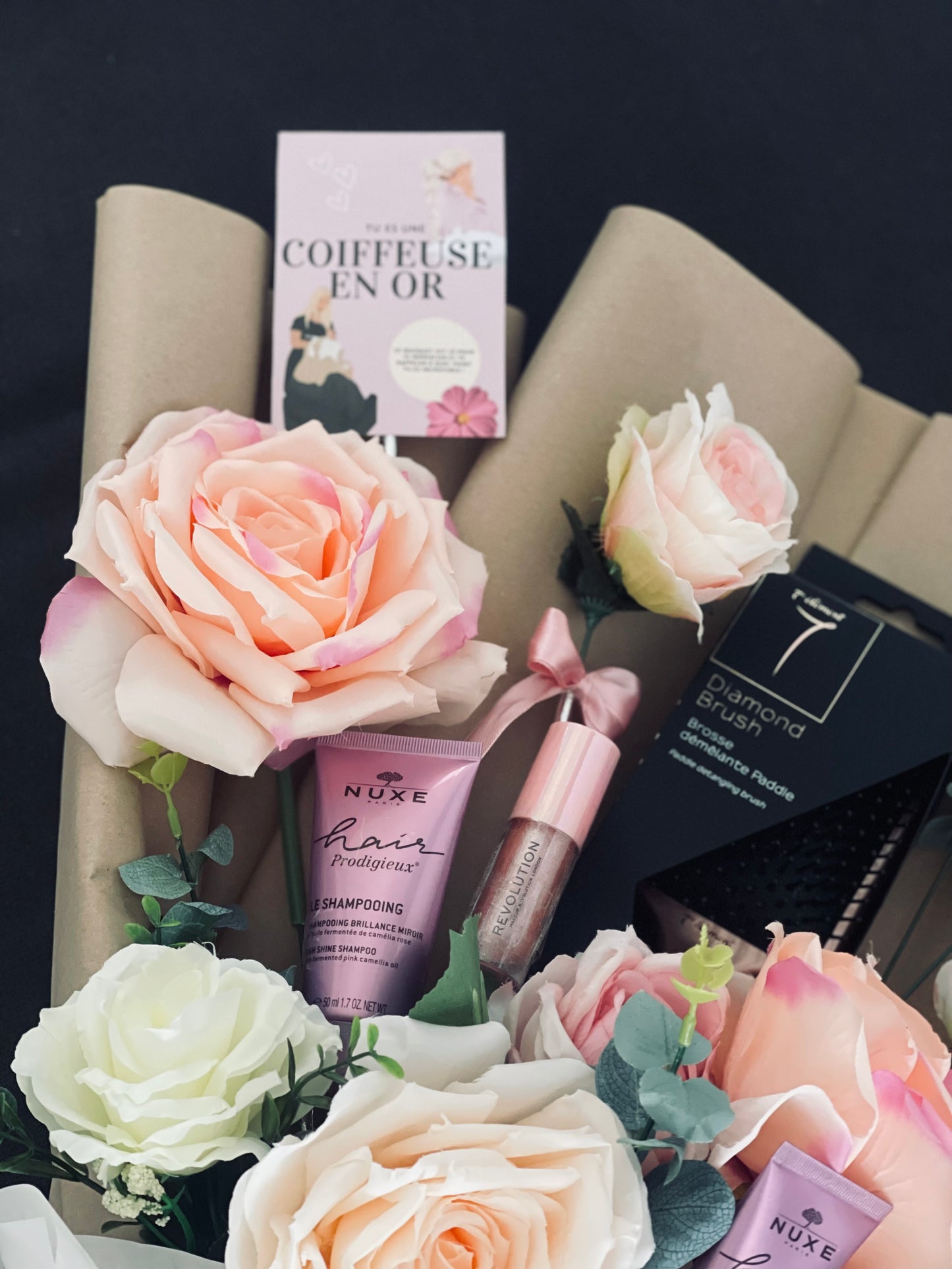 Bouquet “coiffeuse en or”✨