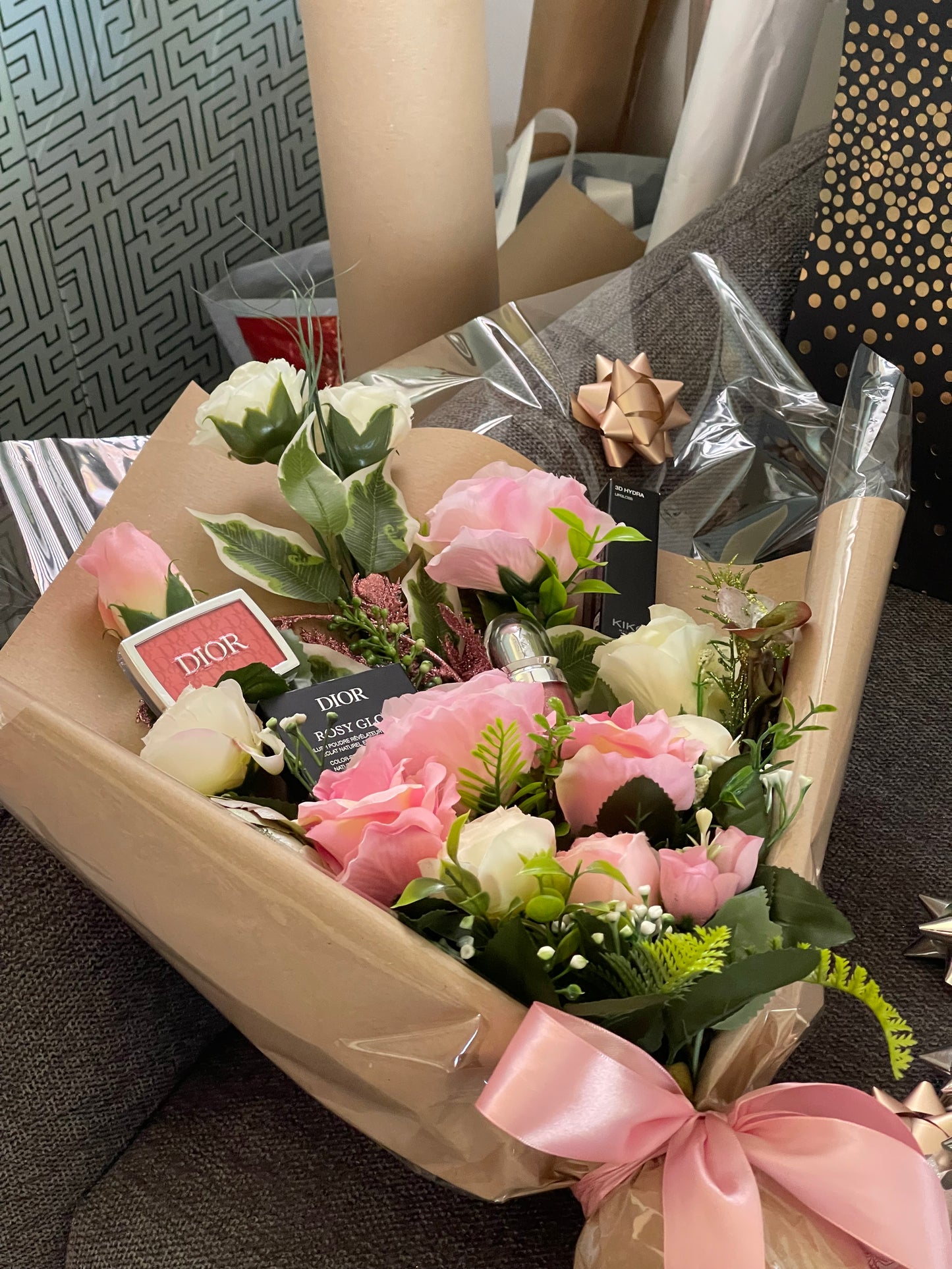 Bouquet à personnaliser vous même (fleurs permanentes eternelles)
