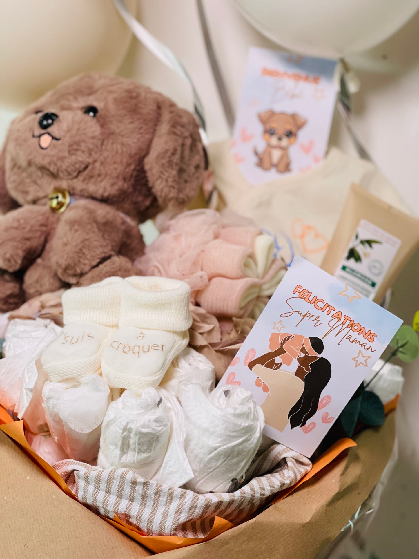 Bouquet Naissance Mixte | bébé et maman 🍼