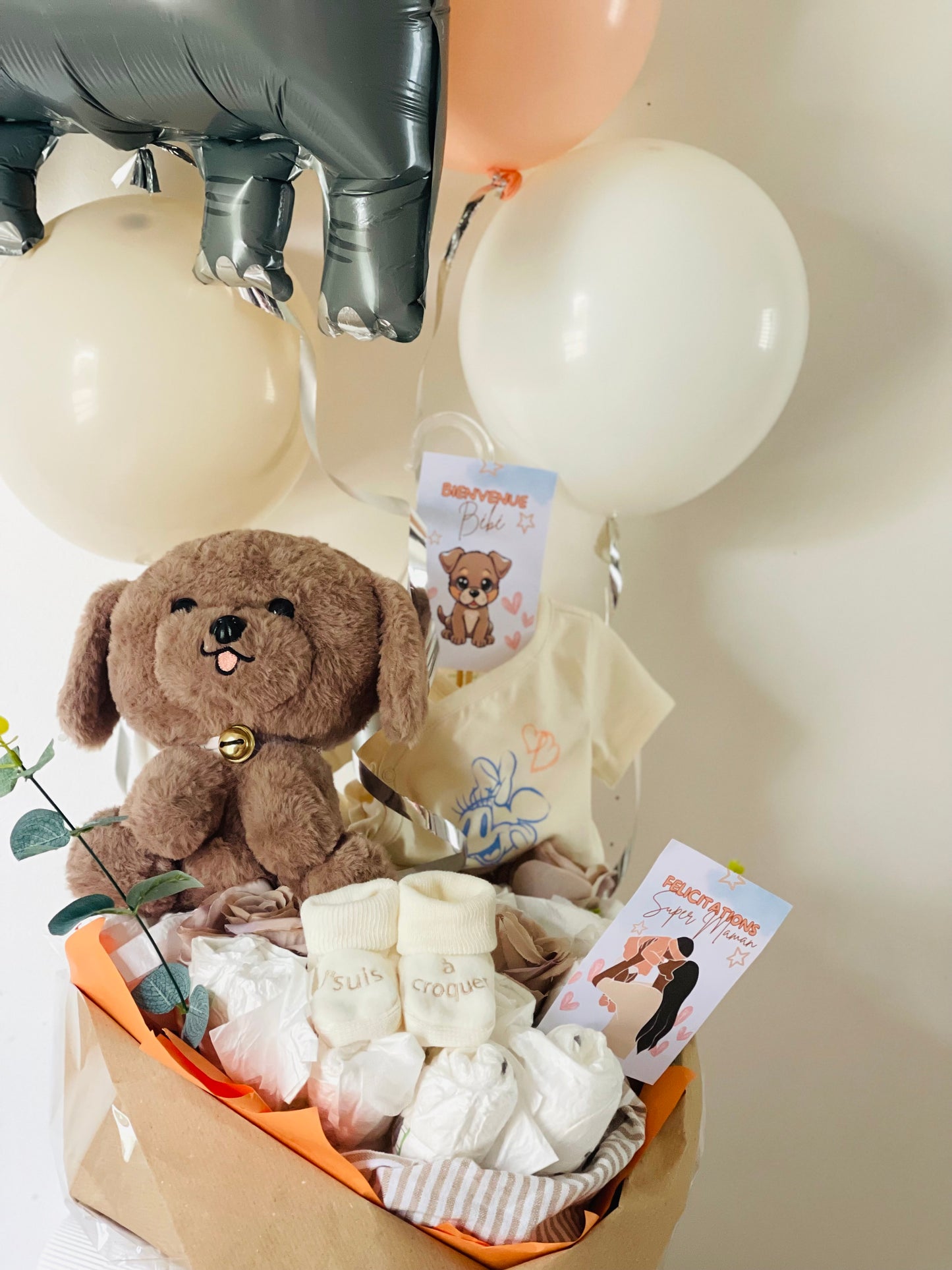 Bouquet Naissance Mixte | bébé et maman 🍼