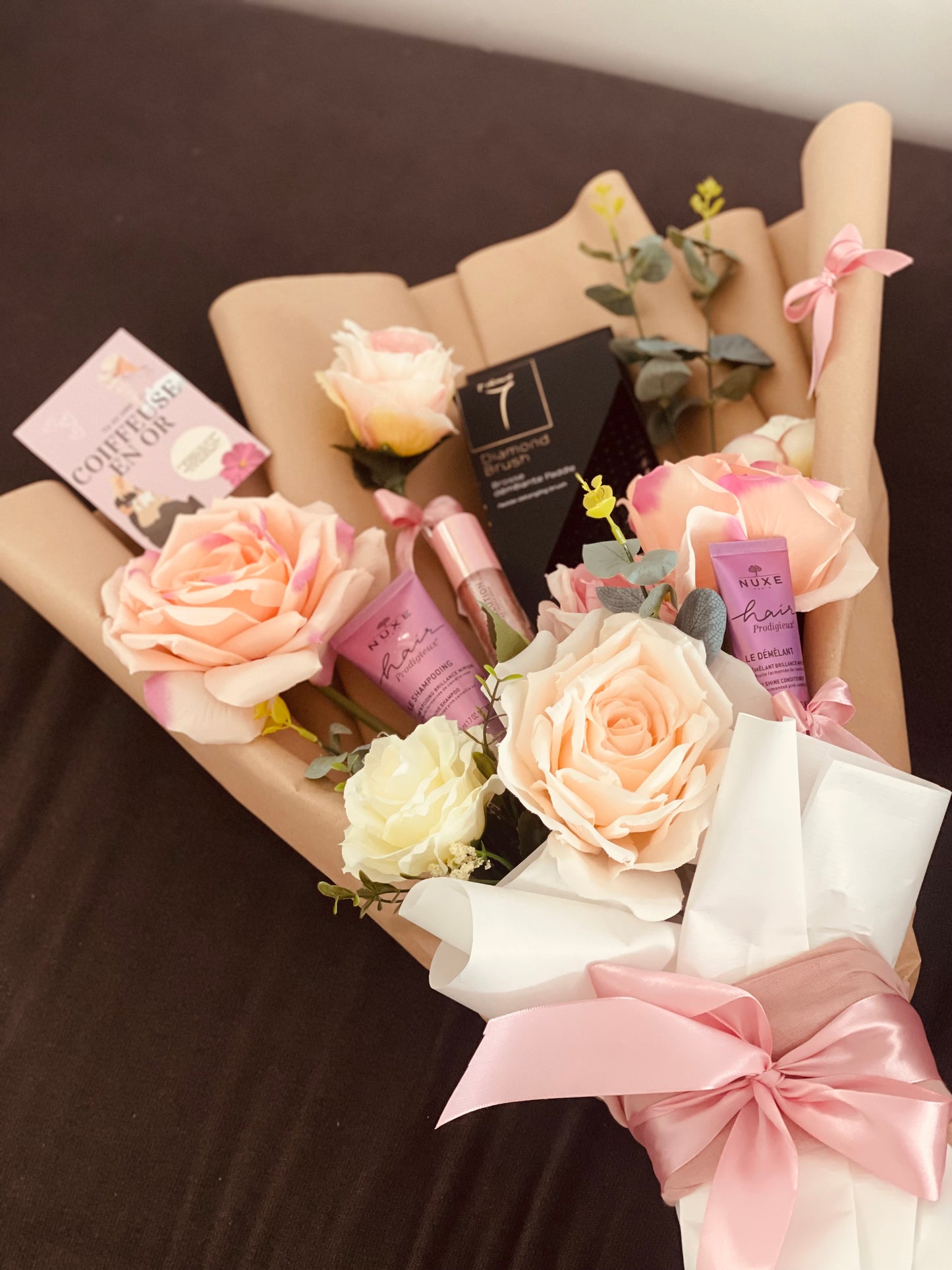 Bouquet “coiffeuse en or”✨