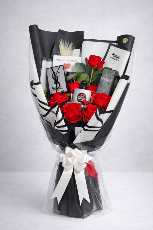 Bouquet Parfum Black Opium – Pour la plus romantique des Kafrine